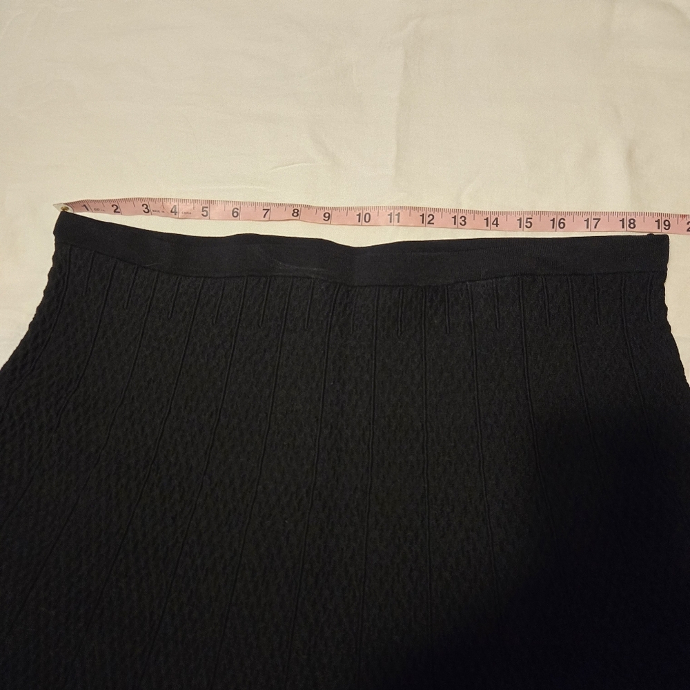 CAbi Black Textured A-Line Skirt - Picture 3 of 6